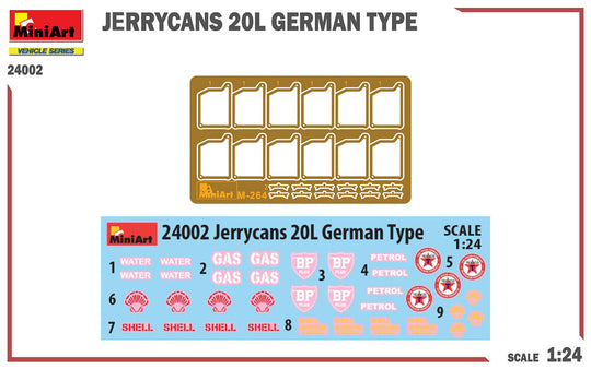 Jerrycans 20L German Type