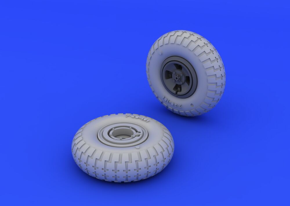 Spitfire wheels - 4 spoke for Eduard