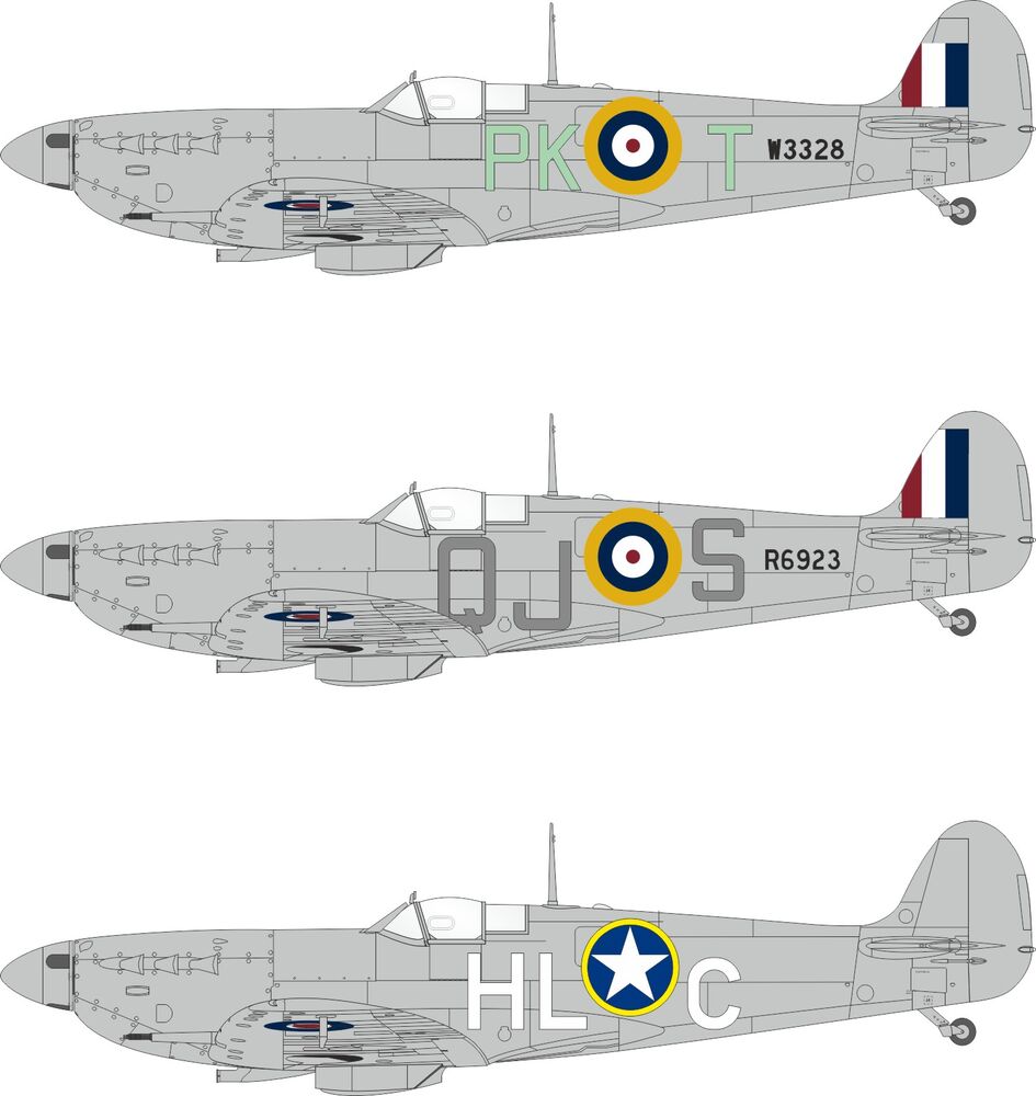 Spitfire Mk.Vb early code letters (for 32006 kit) for Kotare