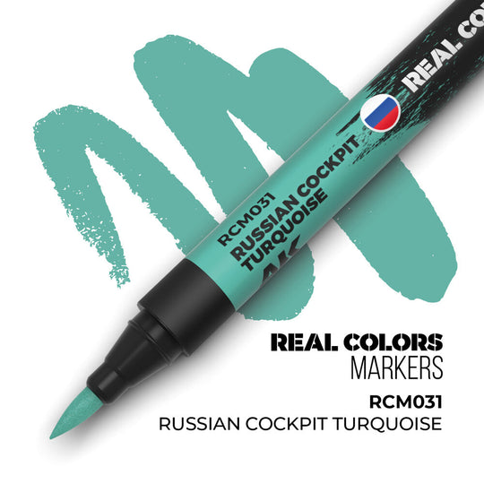 Real Colors Markers: RUSSIAN COCKPIT TORQUOISE