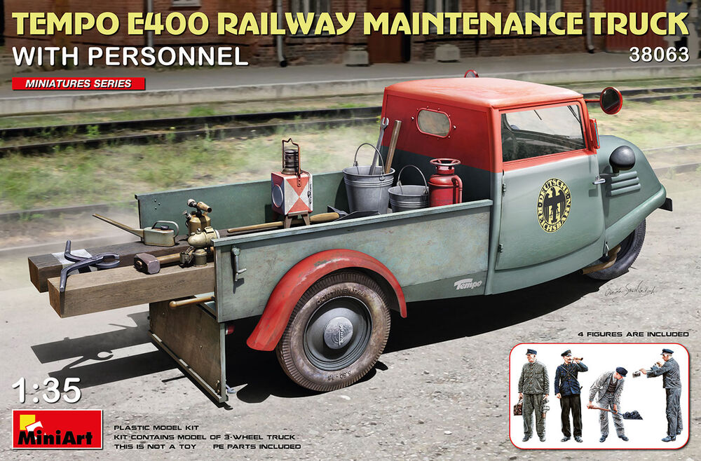 Tempo E400  Railway Maintenance Truck with Personnel