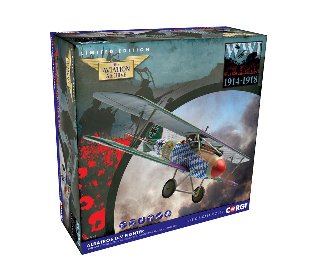 Albatros D.V, Ltn.d.R Wolf, Jasta 5, July 1917