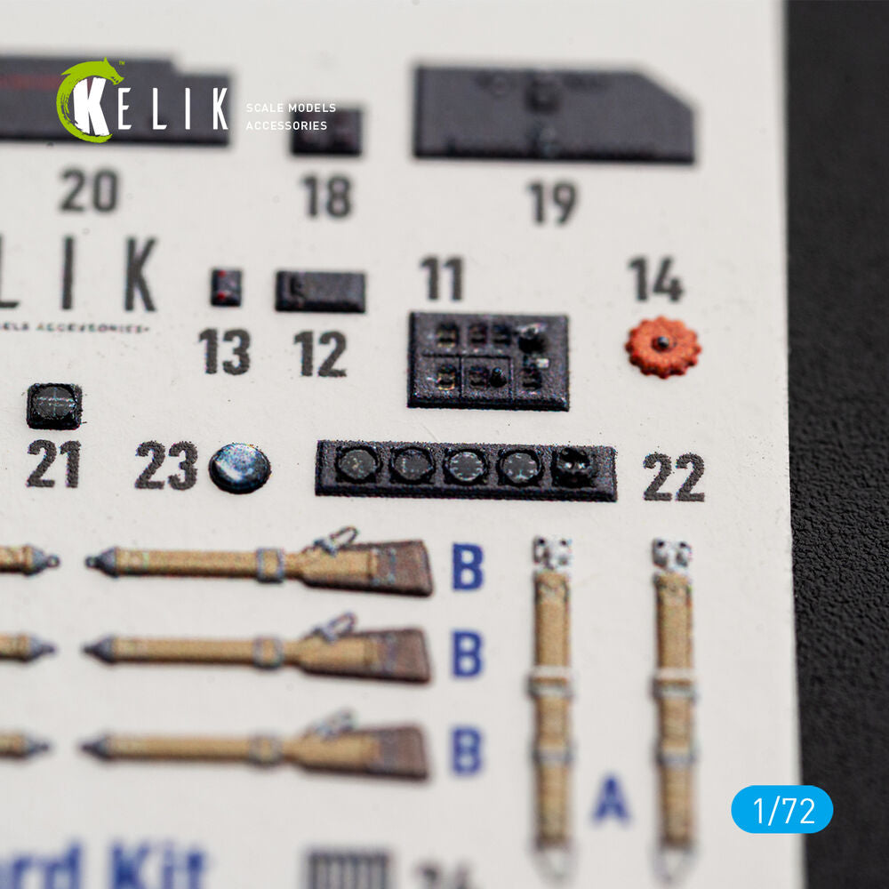 Bf-110C/D/E- interior 3D decals for Eduard