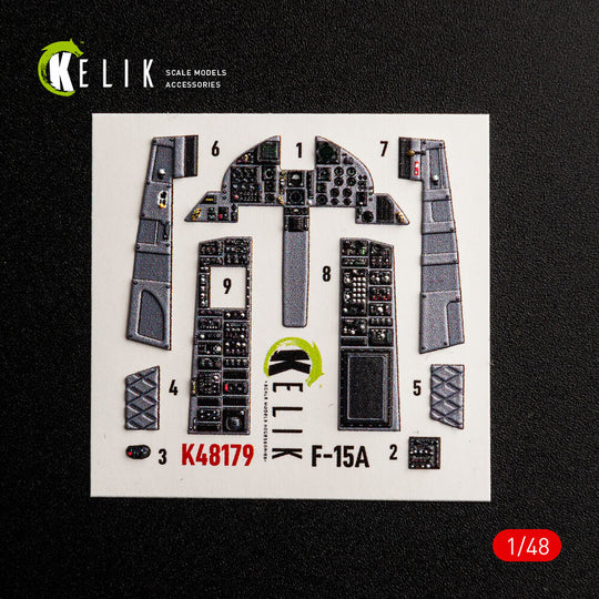 F-15A - interior 3D decals for Hasegawa