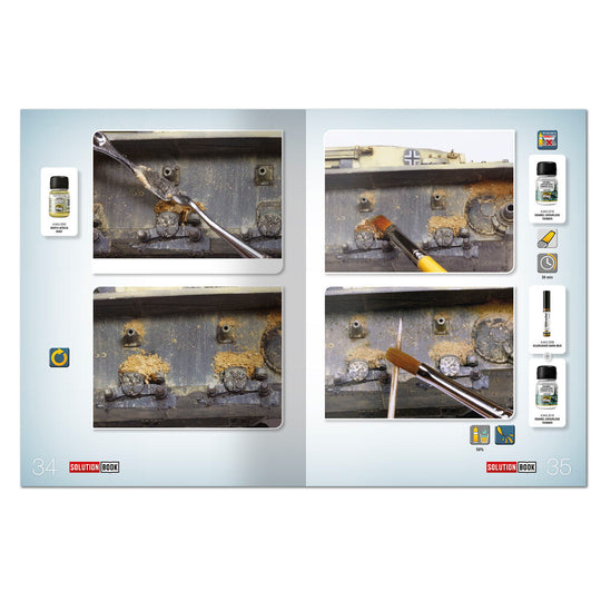 SOLUTION BOOK 19 - How to Paint WWII German D.A.K .Vehicles - (Multilingual)