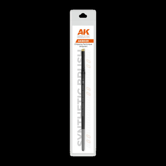 AK SYNTHETIC BRUSH - CHIPPING TECHNIQUE (ANGULAR)