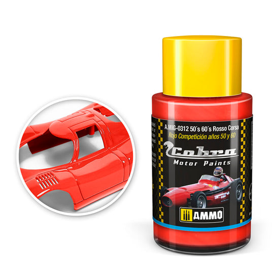 COBRA MOTOR 50´s 60´s Rosso Corsa