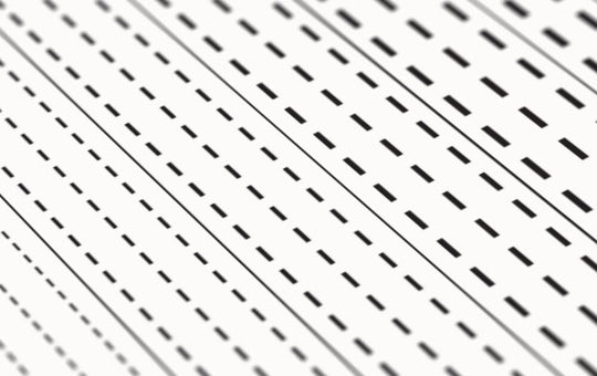 Decal Dashed Lines - black
