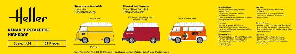 STARTER KIT Renault Estafette Highroof