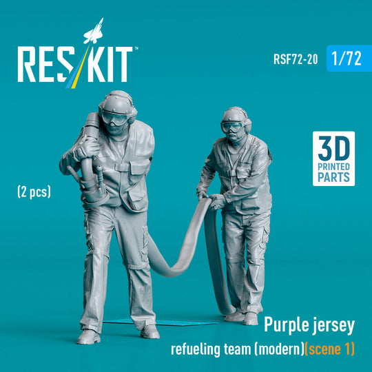 Purple jersey refueling team (modern) (scene 1) (2 pcs) (3D Printed)