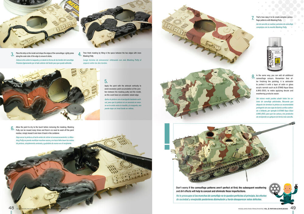 Scale Modeling for Beginners Vol. 2: Paint & Weathering - BILINGUAL BOOK