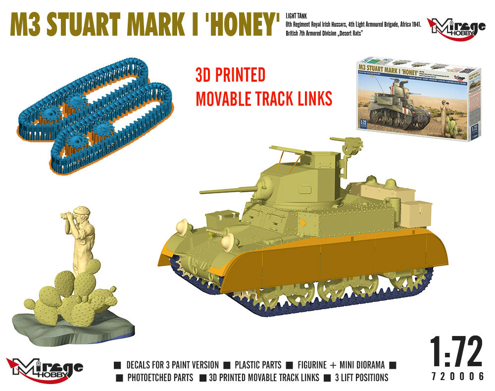 M3 STUART Mk I ´HONEY´ light tank