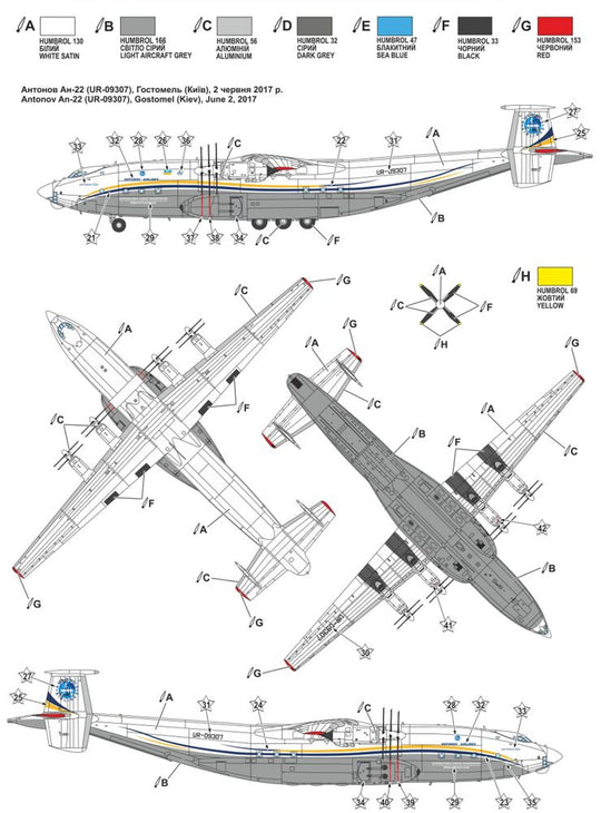 An-22 heavy turboprop transporter