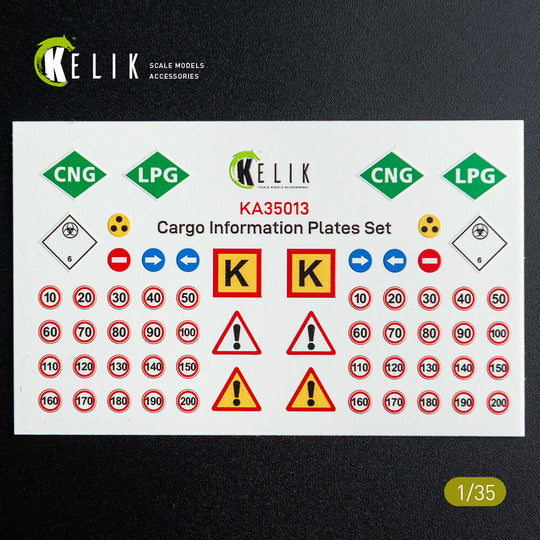Cargo Information plates set #2 - Decal for models