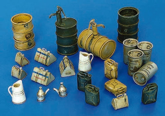 Deutsches Equipment WWII Tanklager Zubehör
