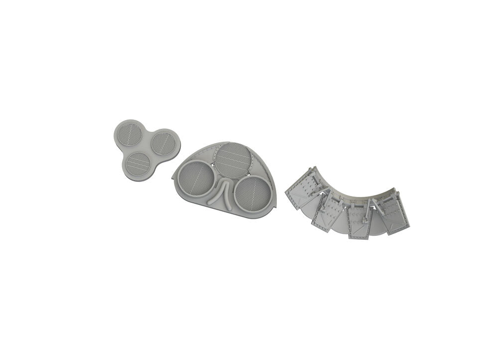 P-40E radiators upgrade set PRINT  EDUARD