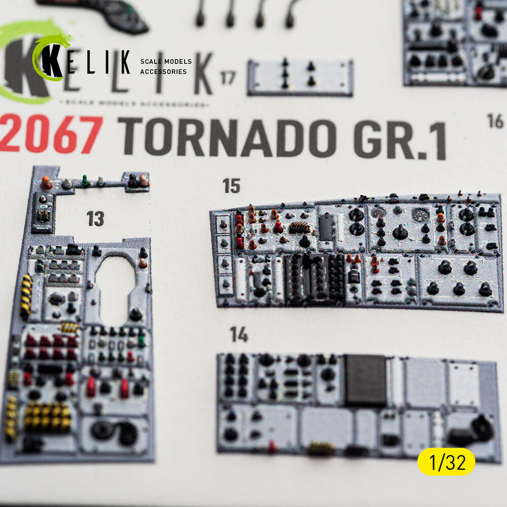 TORNADO GR.1 - interior 3D decals for Revell