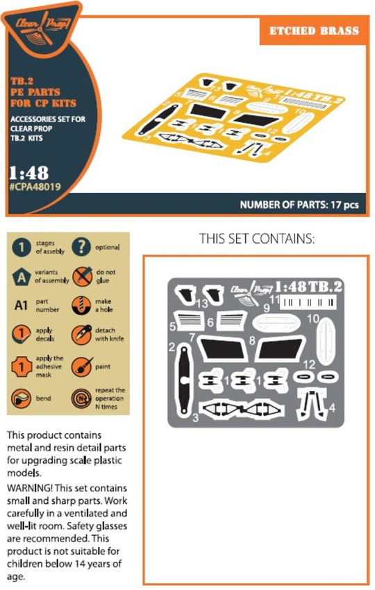 TB.2 PE parts for CP kits