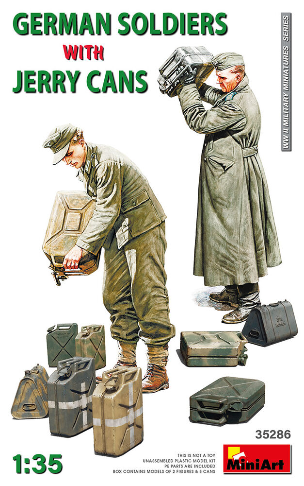 German Soldiers w/Jerry Cans