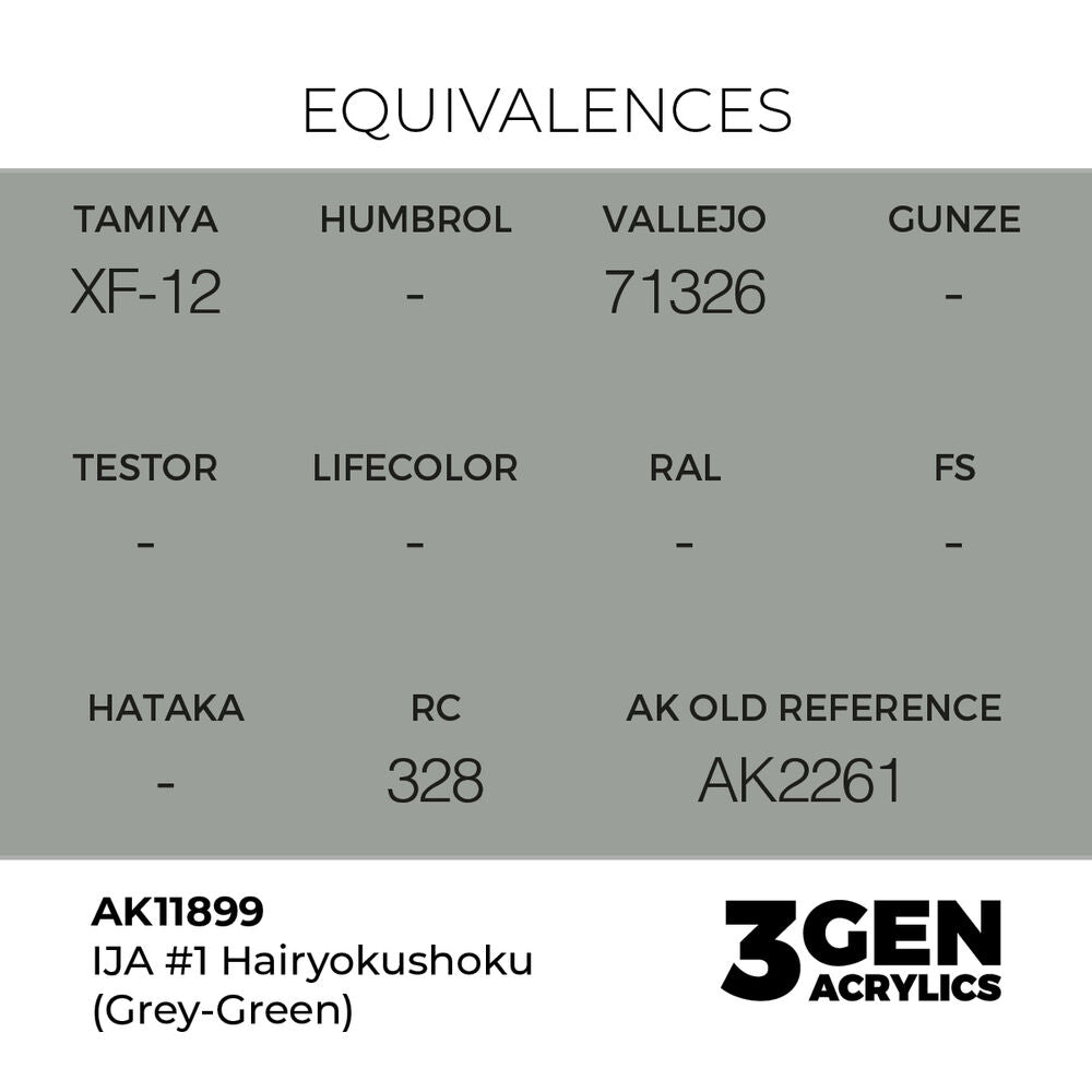 IJA #1 Hairyokushoku (Grey-Green)