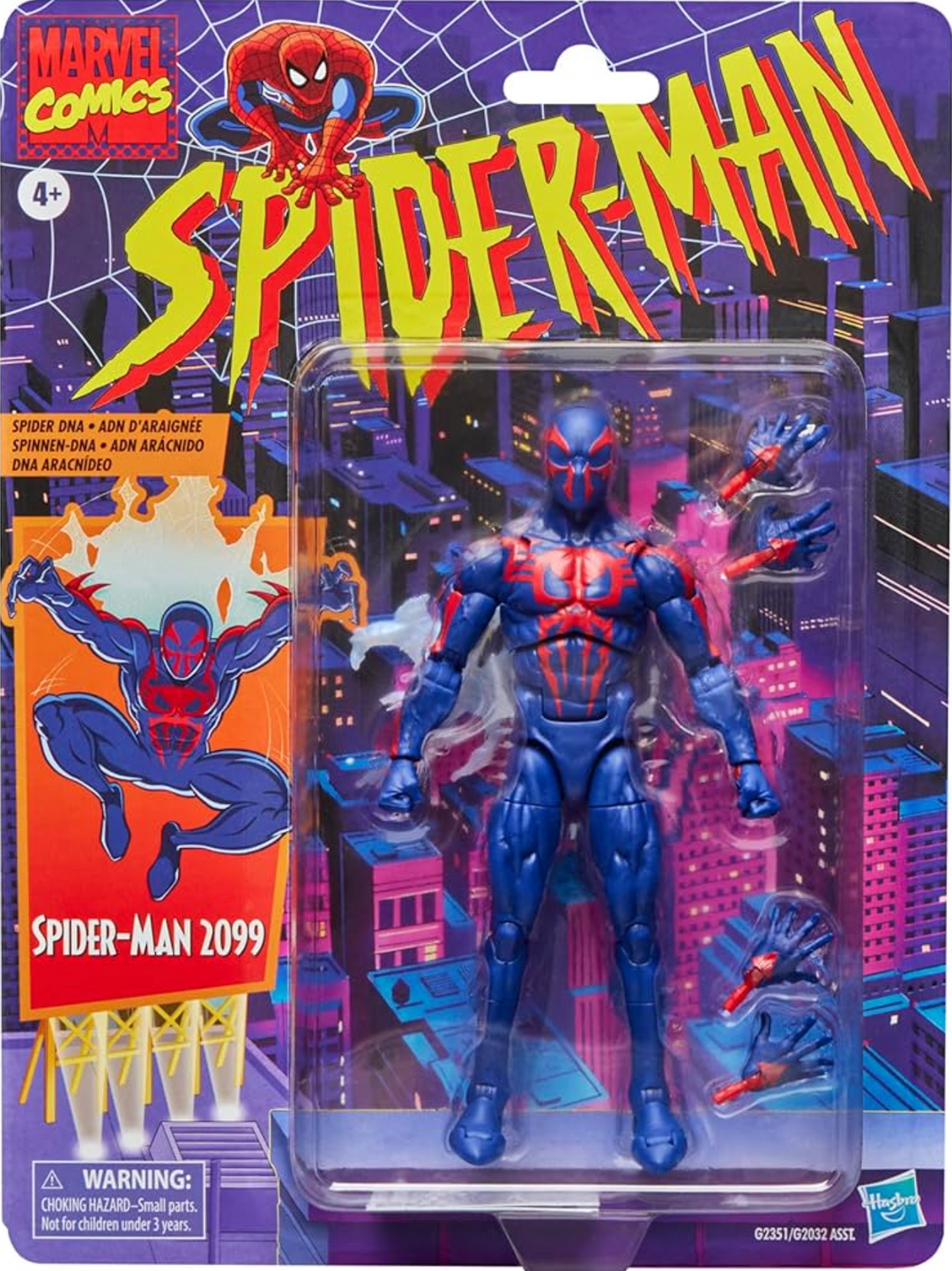 Spider-Man 2099 Action Figure Marvel Legends Retro Collection, 15 cm