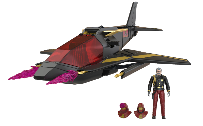 M.A.S.K. 40TH EDITION HIGH TECH HELICOPTER. Black and Gold.