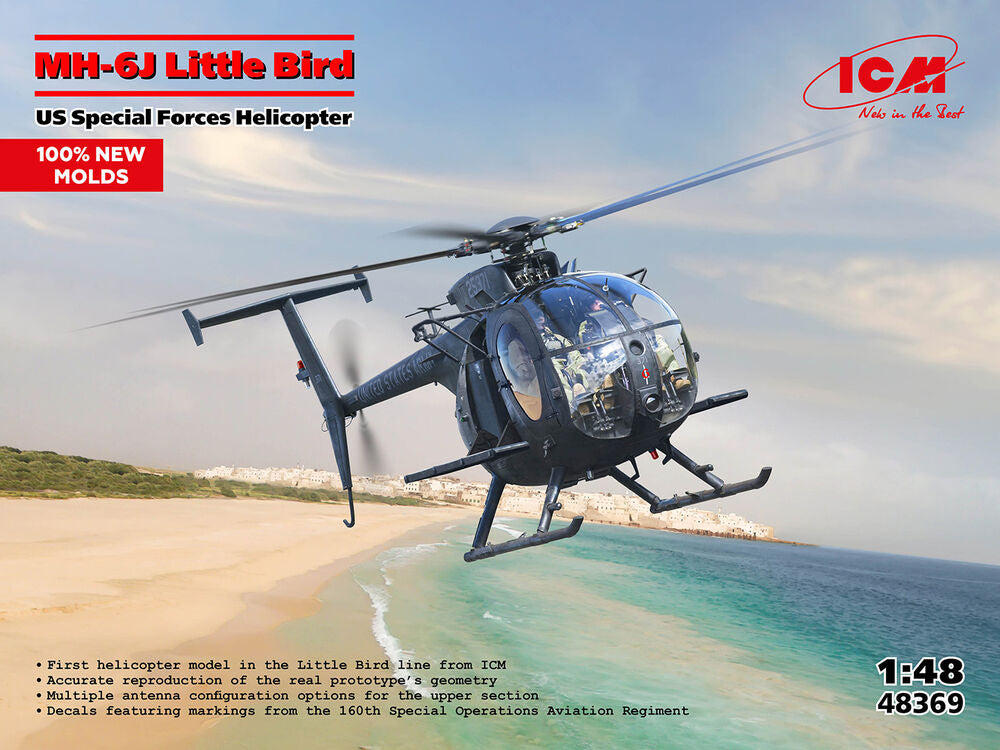 MH-6J Little Bird, US Special Forces Helicopter (100% new moulds)