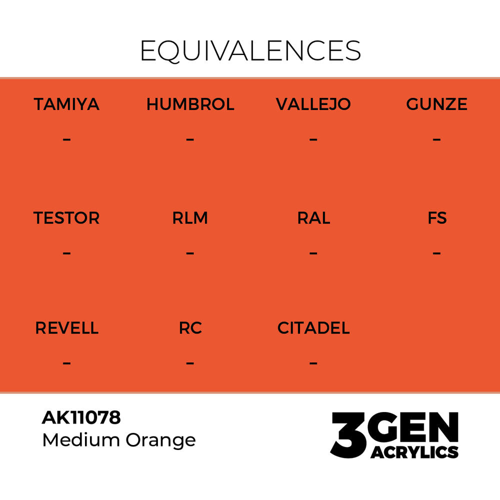 Medium Orange 17ml