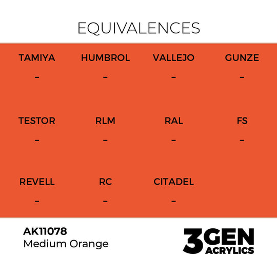 Medium Orange 17ml