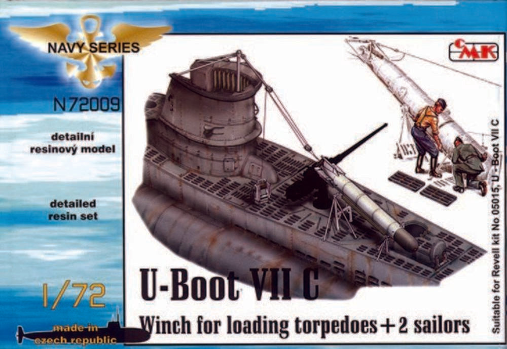 U-Boot Typ VII C Torpedowinsch für Revell-Bausatz