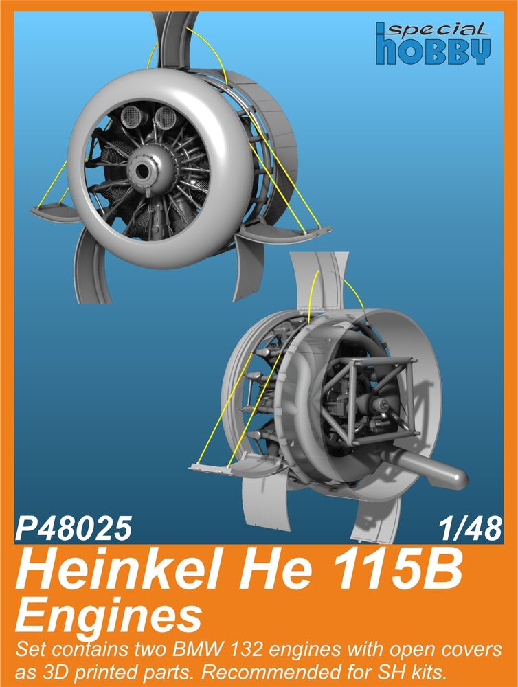 Heinkel He 115B Engines for Special Hobby kits
