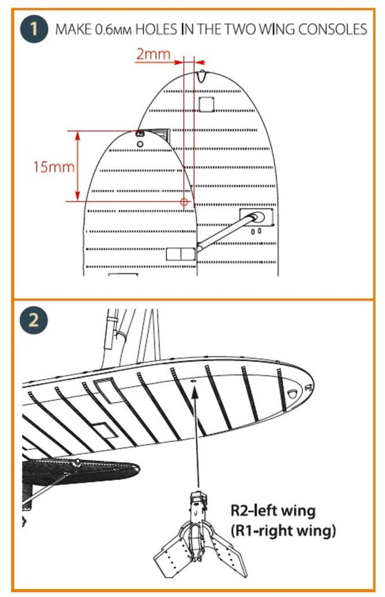 F4B Whaley Mk.I Flare brackets for CP kits
