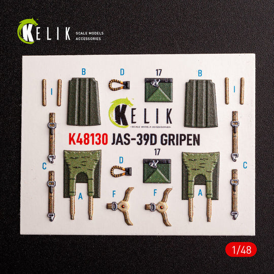 Jas-39 D - interior 3D decals for Italeri kit