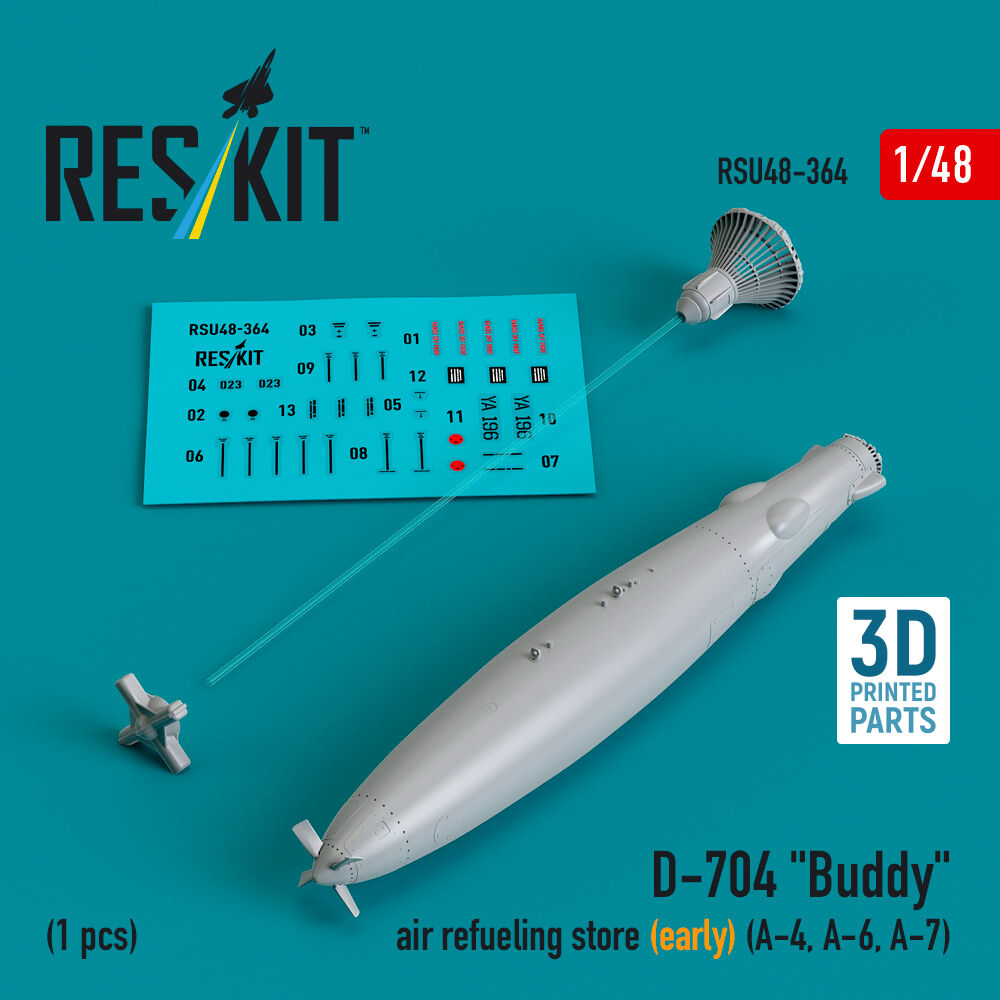 D-704 Buddy air refueling store (early) (1 pcs) (A-4, A-6, A-7) (3D Printed)