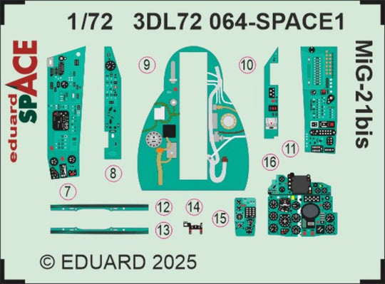 MiG-21bis SPACE  EDUARD