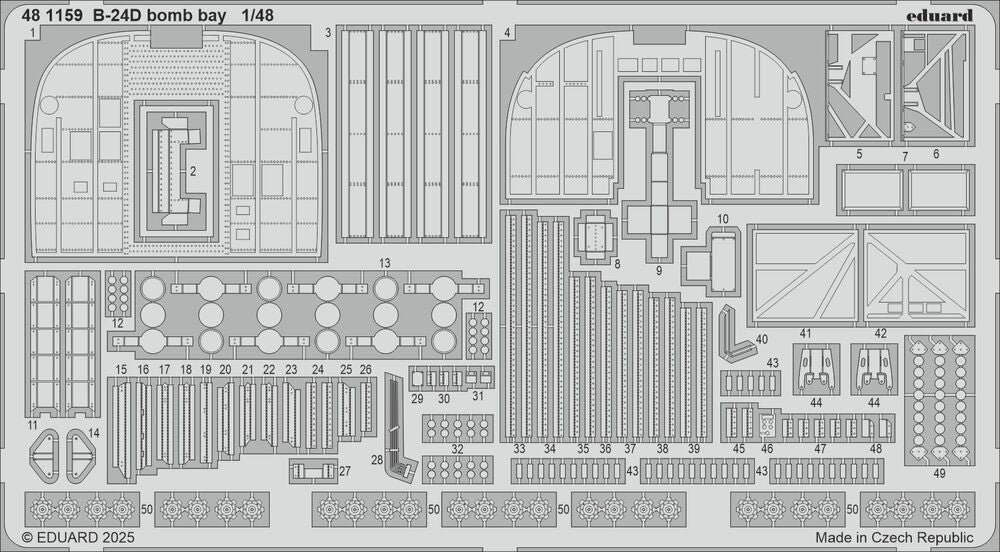 B-24D bomb bay  HOBBY BOSS