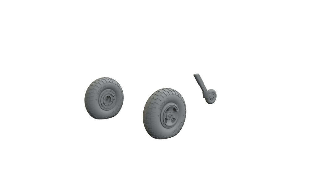 Spitfire Mk.IX wheels for Airfix