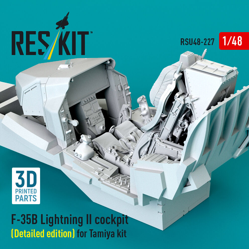?F-35B Lightning II cockpit (Detailed edition) (3D Printed) for Tamiya
