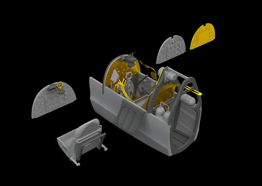 Spitfire Mk.I cockpit for Eduard