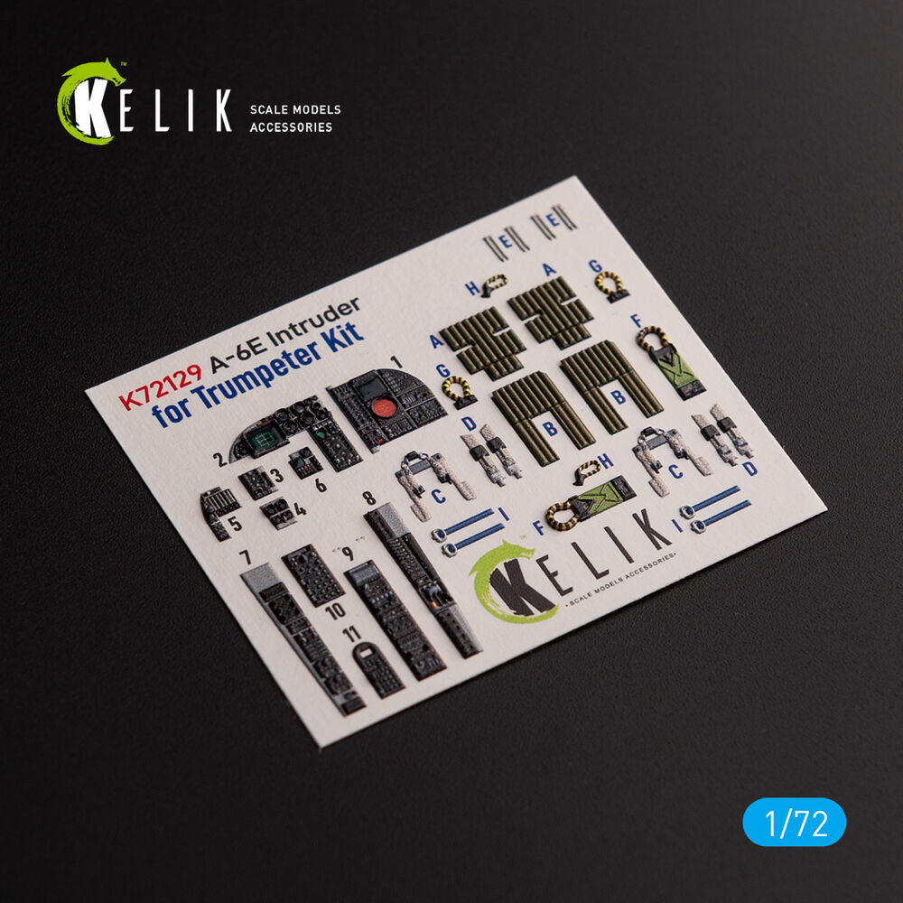 A-6E Intruder - interior 3D decals for Trumpeter kit