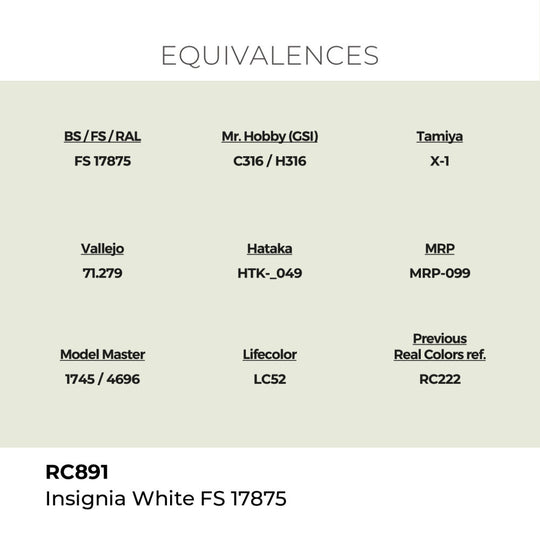 Real Colors: Insignia White FS 17875 17 ml.