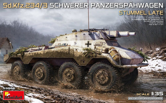 Sd.Kfz.234/3 Schwerer Panzerspähwagen Stummel Late