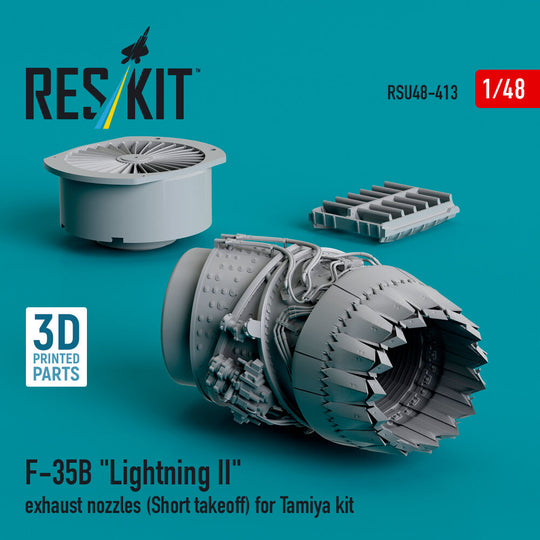 ?F-35B Lightning II exhaust nozzle (Short takeoff) for Tamiya kit (3D printed)