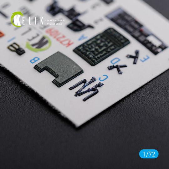 F-16 MLU interior 3D decals for Revell kit
