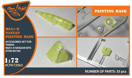 M6A1-K Nanzan painting mask for Tamiya kit 60738
