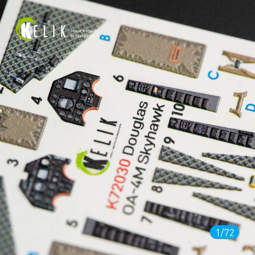 OA-4M Skyhawk interior 3D decals for Fujimi/Hobby 2000 kit