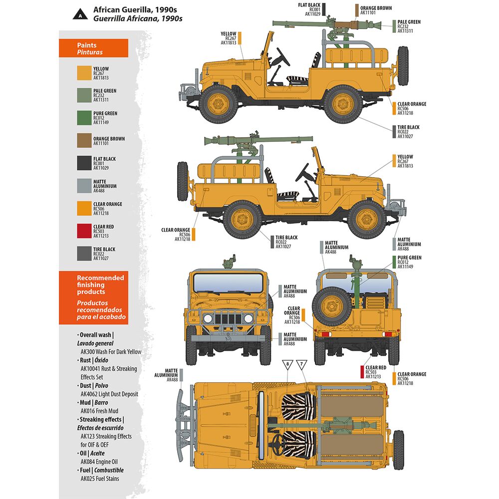 FJ43 Pickup with SPG-9.  RECOILLESS GUN