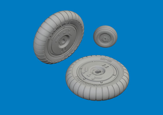 Bf 109G-5/6 wheels for Airfix
