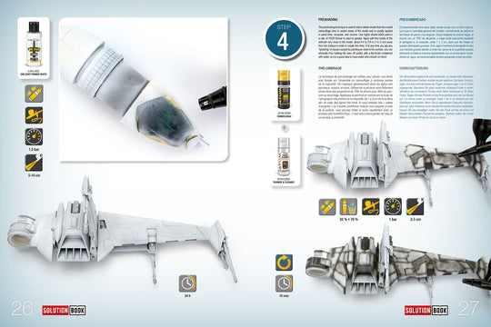 SOLUTION BOOK 28 - How to Paint Rebel Galactic Starships  (English, Castellano, Francais, Deutsch)