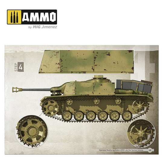 Illustrated Weathering Guide to WWII Late German Vehicles (English, Castellano)